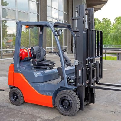 Find Forklifts for Sale with Industrial Forklift Truck Forklift for sale in front of warehouse