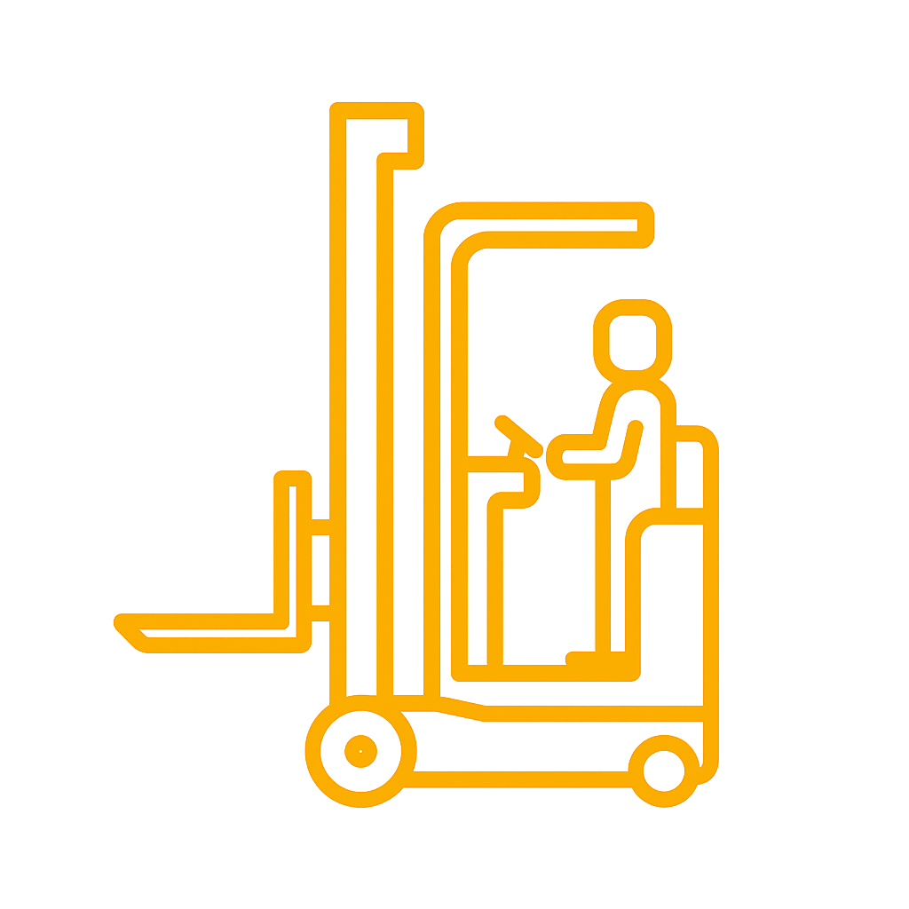 turret truck outline icon